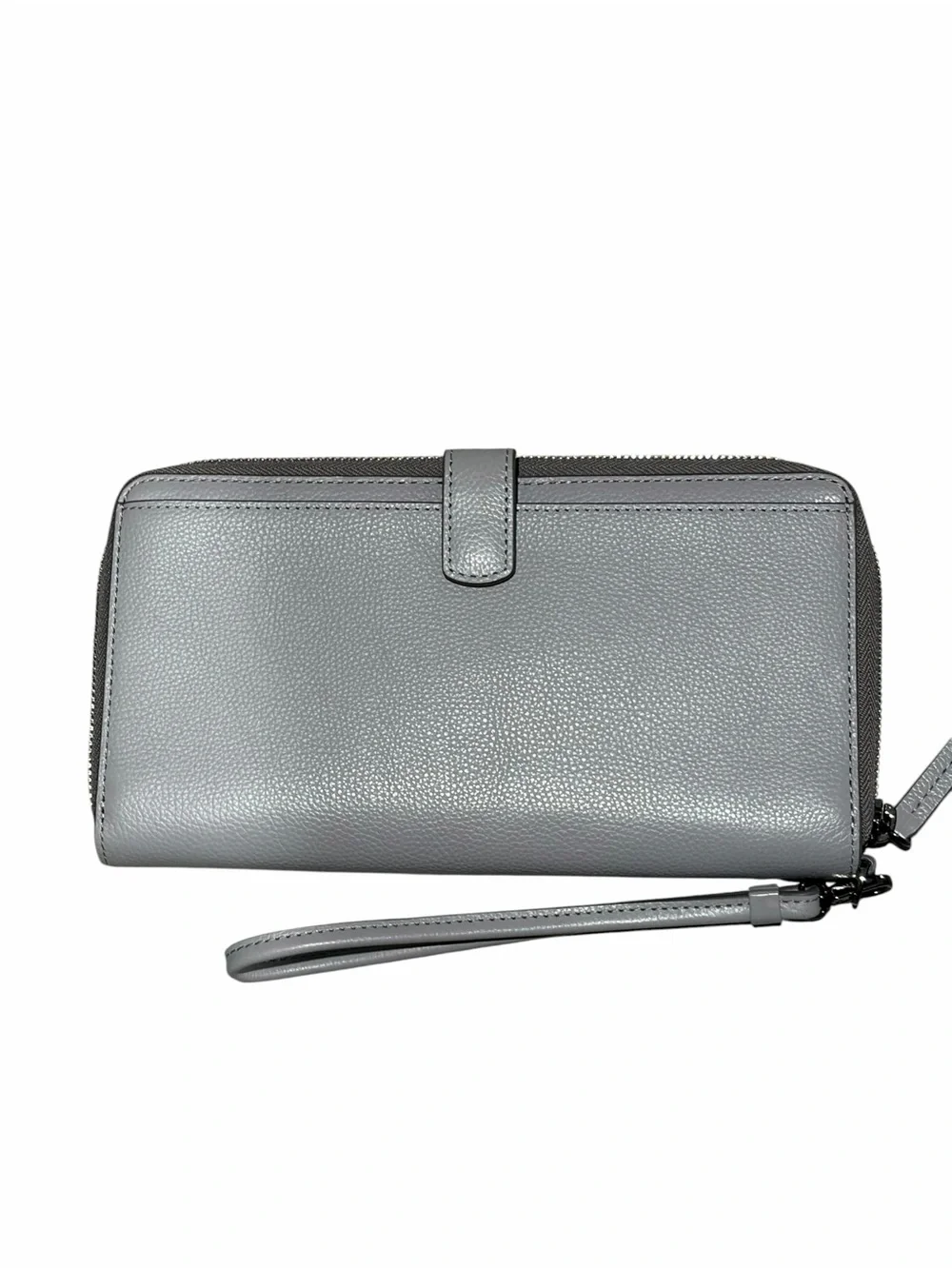 Tumi silver leather